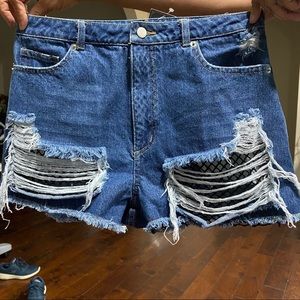 NOT FOR SALE 🚫Distressed Denim Shorts